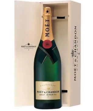 Moet & Chandon Brut Impérial Jeroboam Caja de madera