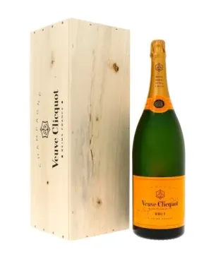 Veuve Clicquot Brut Balthazar Caja de madera 12l