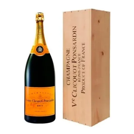 Veuve Clicquot Brut Nabuchodonosor 15L Caja de Madera