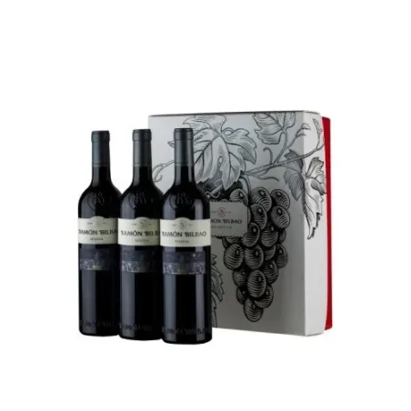 Estuche 3 botellas Ramón Bilbao reserva
