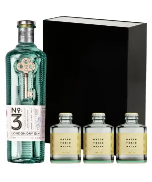 Estuche Gin London nº3 + 3 Tónicas Match Indian