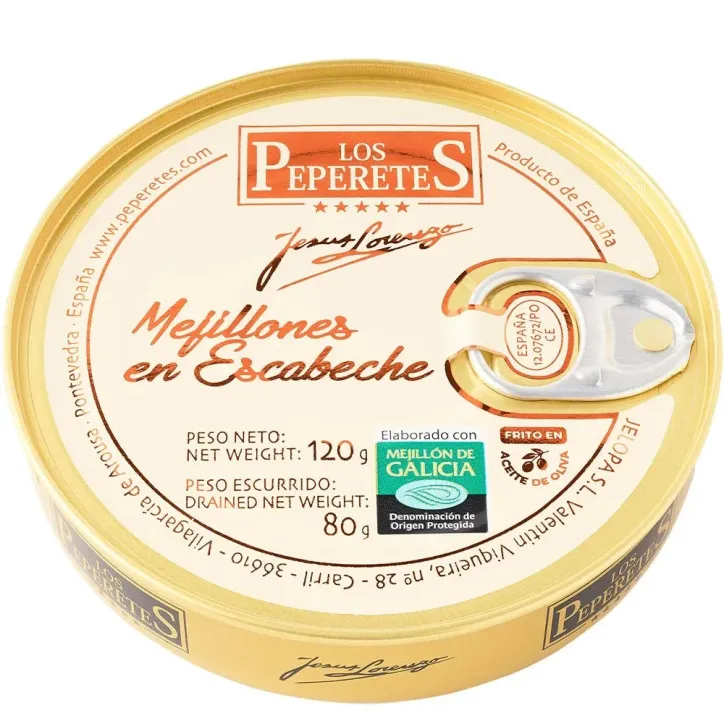 Mejillones Peperetes 10/12 120 gr