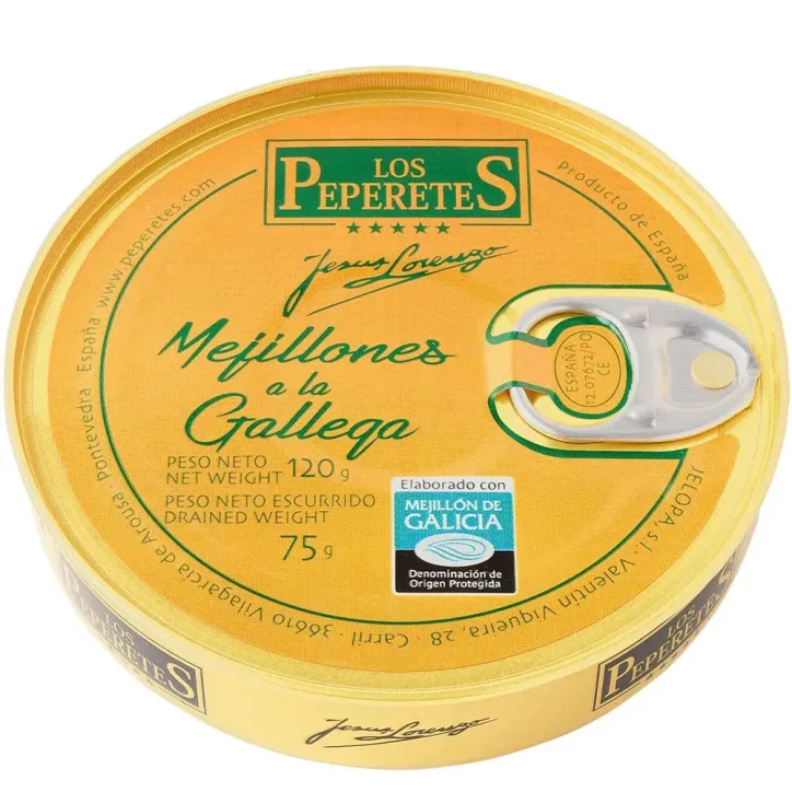 Mejillones a la Gallega Peperetes 120 gr