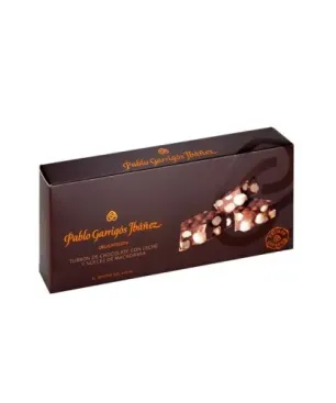 Turrón Choco leche y Macadamia Delicatessen Garrigós 300gr