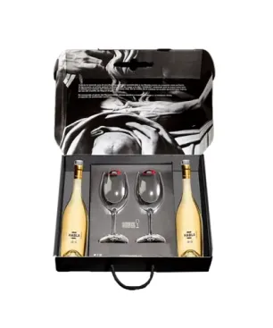 Estuche 2 Botellas Habla de Ti + 2 Copas Riedel