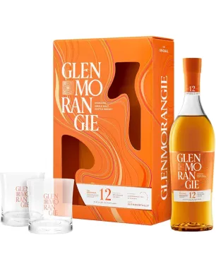 Glenmorangie The Original Estuche + 2 Vasos