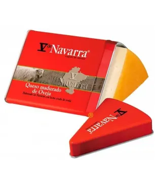 Cuña Queso La Navarra Lata Metálica 250grs