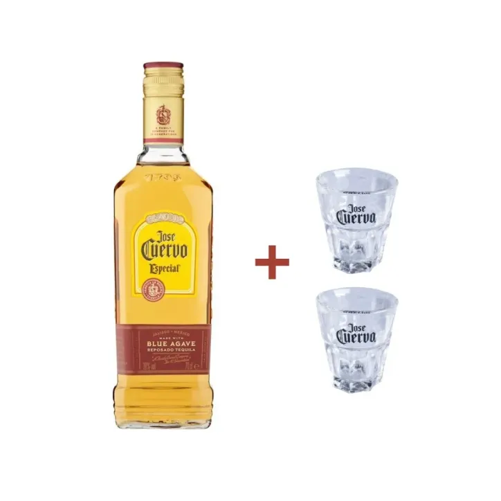 Jose Cuervo Especial Reposado + 2 Vasos De Chupito