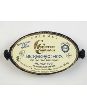 Berberechos De Cambados Gourmet  30/40 und. 120ml.