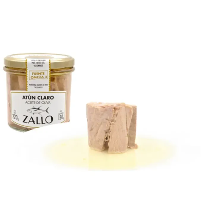 Lomos De Atún Claro Zallo En Aceite De Oliva 220gr.