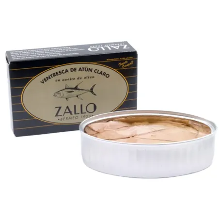 Ventrescas De Atún Claro Zallo En Aceite De Oliva 112gr.