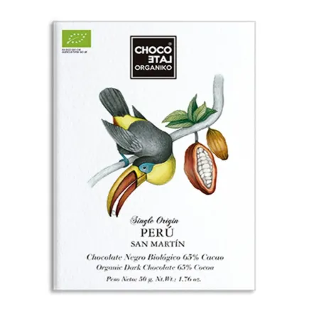 Choco Late Organiko Perú 65% Chocolate Negro 50gr.