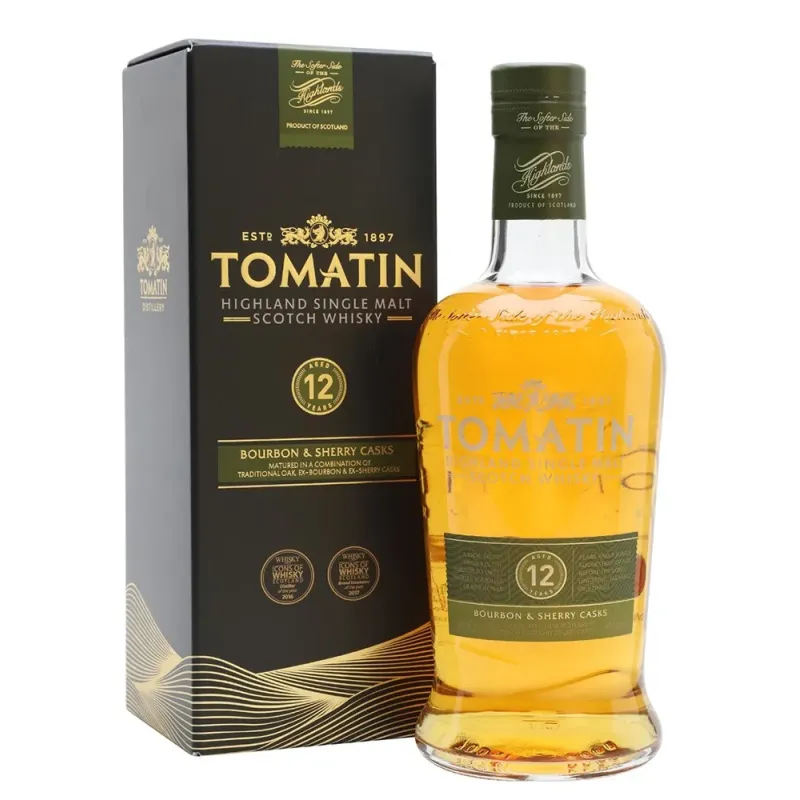 Tomatin Single Malt Whisky 12 Años Estuche