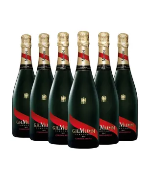 G.H Mumm Gran Cordon Rouge Brut 6 Pack.