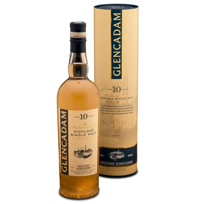 Glencadam Single Malt Whisky 10 Años