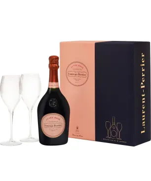 Laurent-Perrier Cuvée Rosé Brut Estuche  + 2 Copas