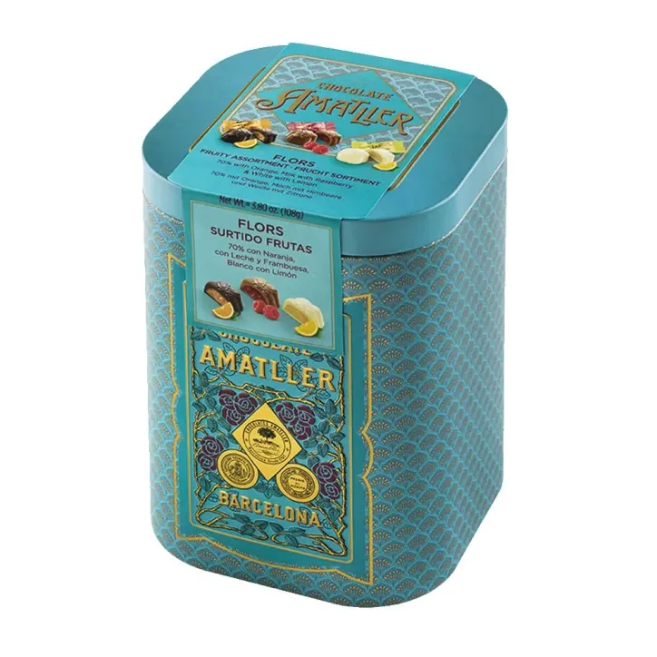 Chocolate Amatller Surtido Flores de Frutas 108gr.
