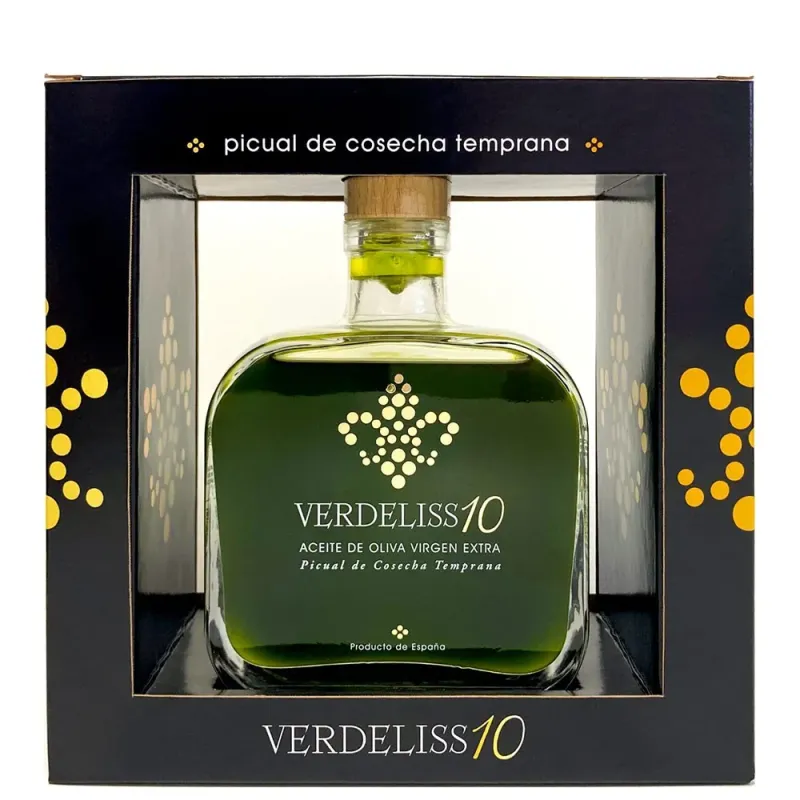 Aceite Verdeliss Picual Gold Estuche Luxe Black 500ml.