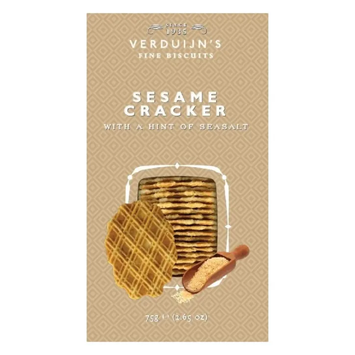 Crackers Sésamo y Sal - Verduijn's 75gr.
