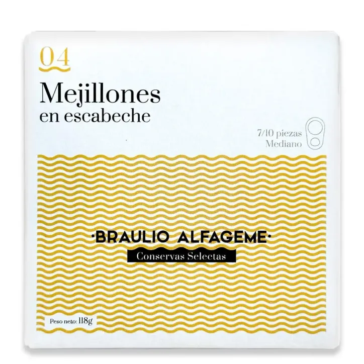 Braulio Alfageme Mejillones en escabeche 7/10