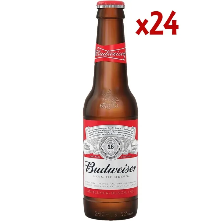 Budweiser 25CL Caja 24 Unidades