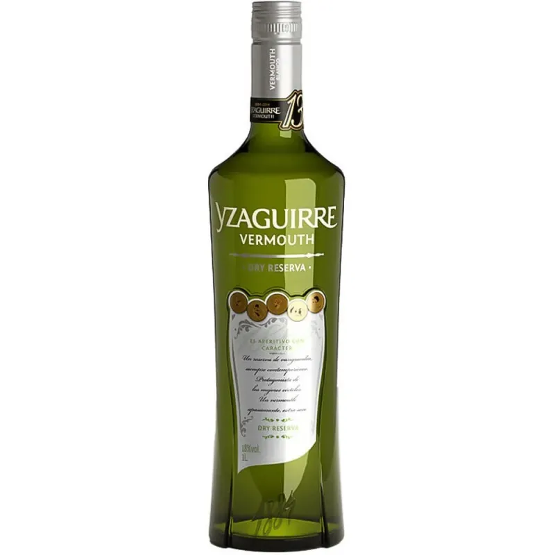 Vermouth Yzaguirre Blanco Extra Dry 1L