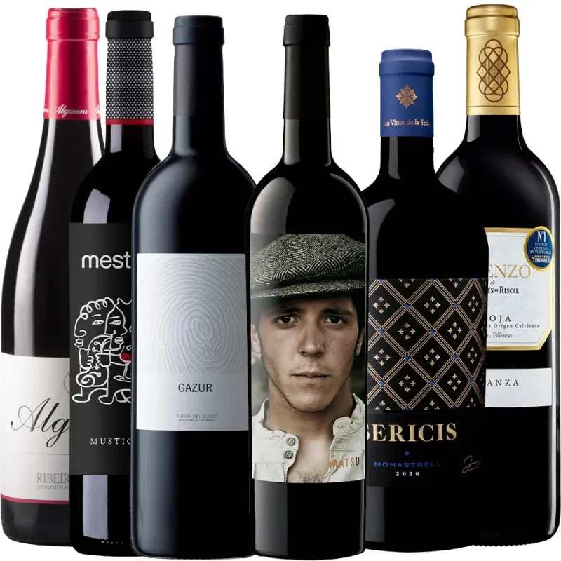 Pack Tintos del Sumiller Calidad/Precio