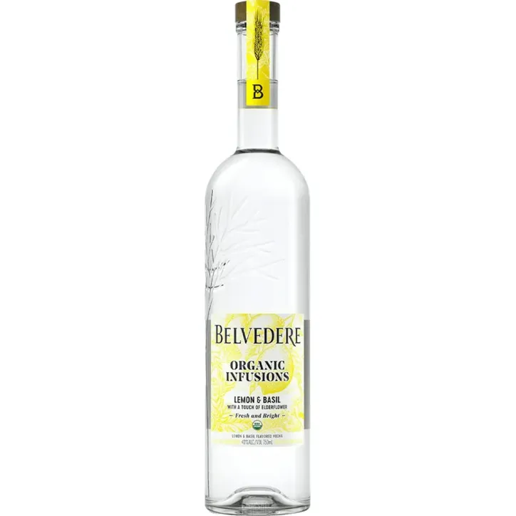 Belvedere Vodka Organic Lemon & Basil