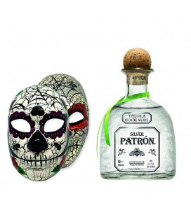 Tequila Patrón Silver + 1 Mascara Halloween