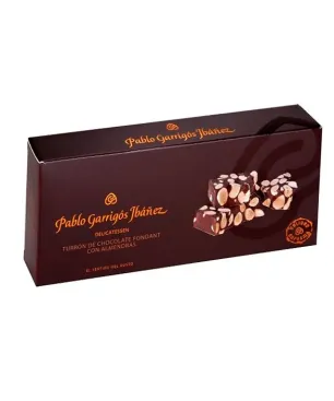 Turrón de Chocolate con Leche y Almendras Delicatessen 300gr