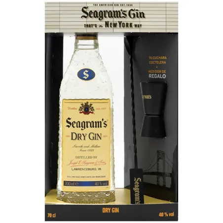 Seagram's Estuche Jigger y Cuchara de Regalo