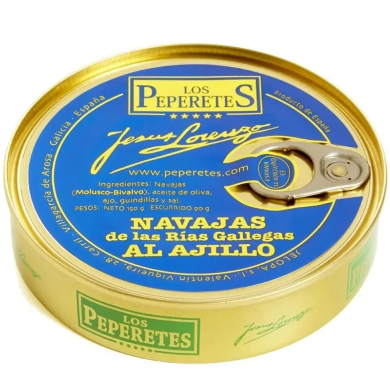 Navajas al Ajillo Peperetes 120 gr