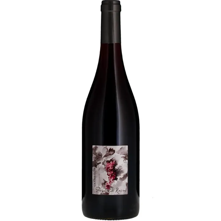 Cotes du rhone domaine gramenon poignée de raisins 2022