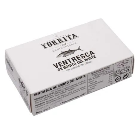 Ventresca de Bonito del Norte en  Aceite de Oliva Yurrita 112gr.
