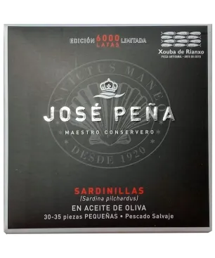 Sardinillas en Aceite de Oliva Edición Limitada Jose Peña 30/35 138gr