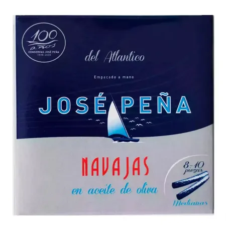 Navajas en Aceite de Oliva José Peña 8/10 110gr
