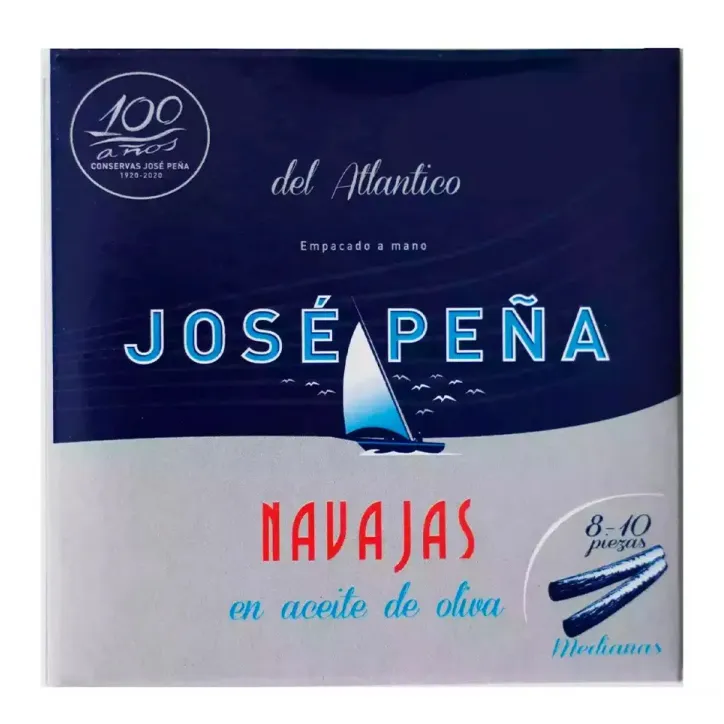 Navajas en Aceite de Oliva José Peña 8/10 110gr