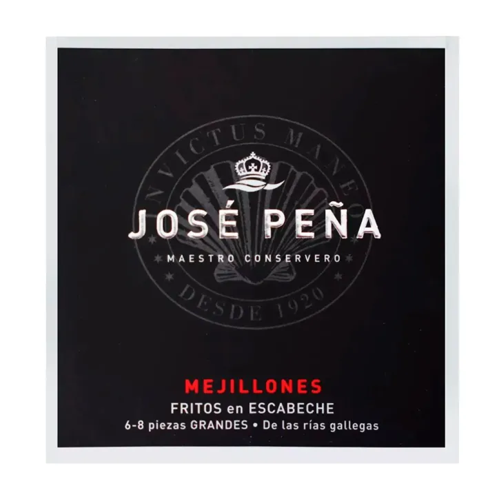 Mejillones José Peña Fritos en Escabeche 6/8 Premium 110gr