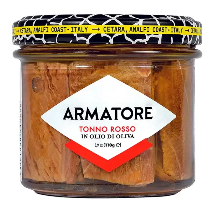 Filetes de Atún Rojo en Aceite de Oliva Armatore 110gr