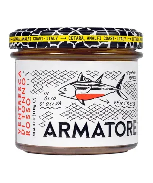 Ventresca Tono Rosso Atún Rojo en Aceite de Oliva Armatore 110gr