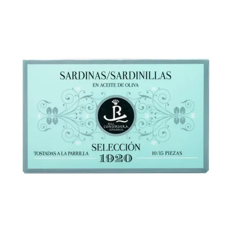 Sardinillas En Aceite de Oliva 10/15 Selección 1920 120gr.