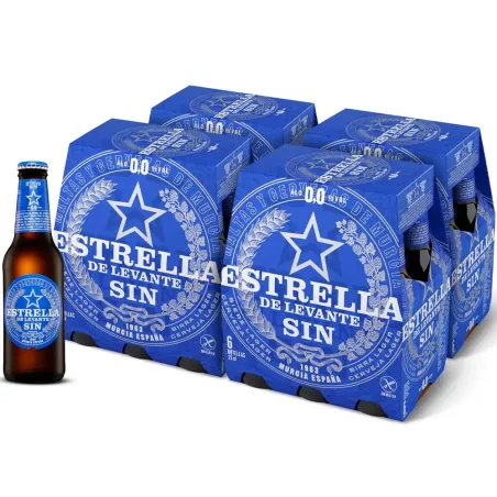 Estrella Levante Sin alcohol 25Cl - Caja 24 uds