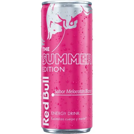 Red Bull Summer Edition Whitepeach 25cl caja-24