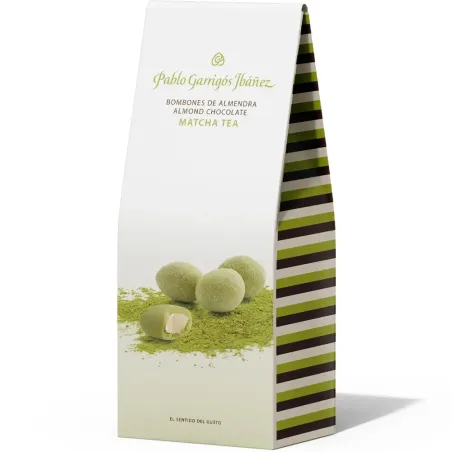 Pablo Garrigos Bombones de Chocolate Matcha Tea 80gr