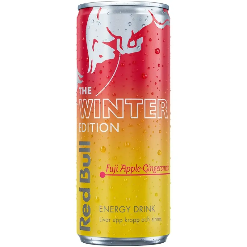 Red Bull Winter Fuji Apple-Ginger Sugarfree 25cl caja-24