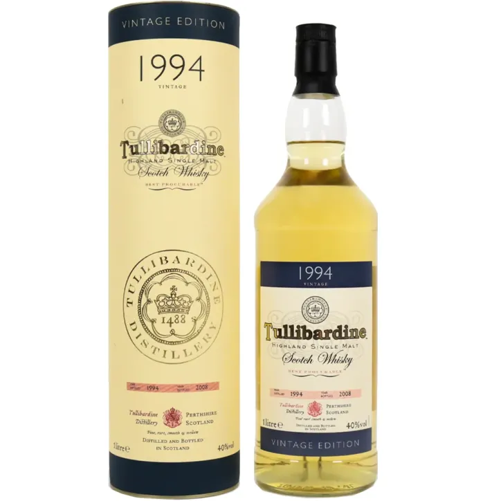 Tullibardine 1994 Single Malt Vintage Edition + Estuche