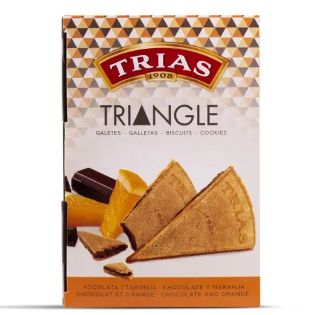 Trias Triángulo Choco-naranja 100 gr.