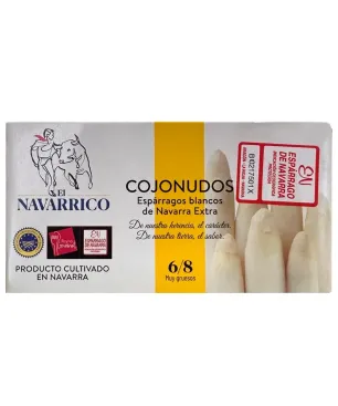 Esparragos Blancos Extra Lata 6/8 El Navarrico 425ml