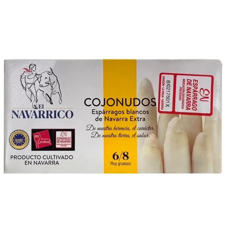 Esparragos Blancos Extra Lata 6/8 El Navarrico 425ml Esparragos Blancos Extra Lata 6/8 El Navarrico 425ml