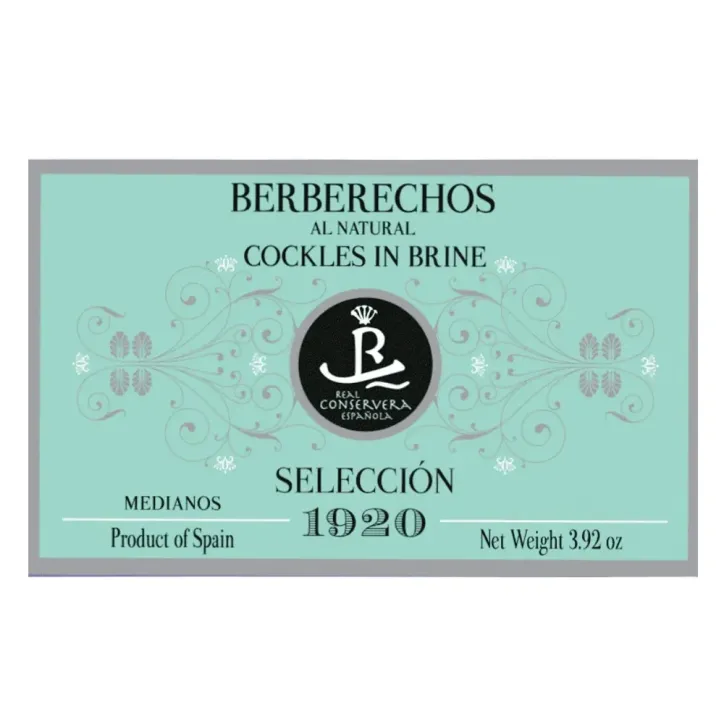 Selección 1920 Berberechos al Natural Medianos 120 gr.